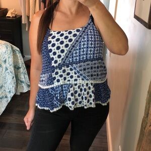 Alya by Francesca medium boho summer blouse
